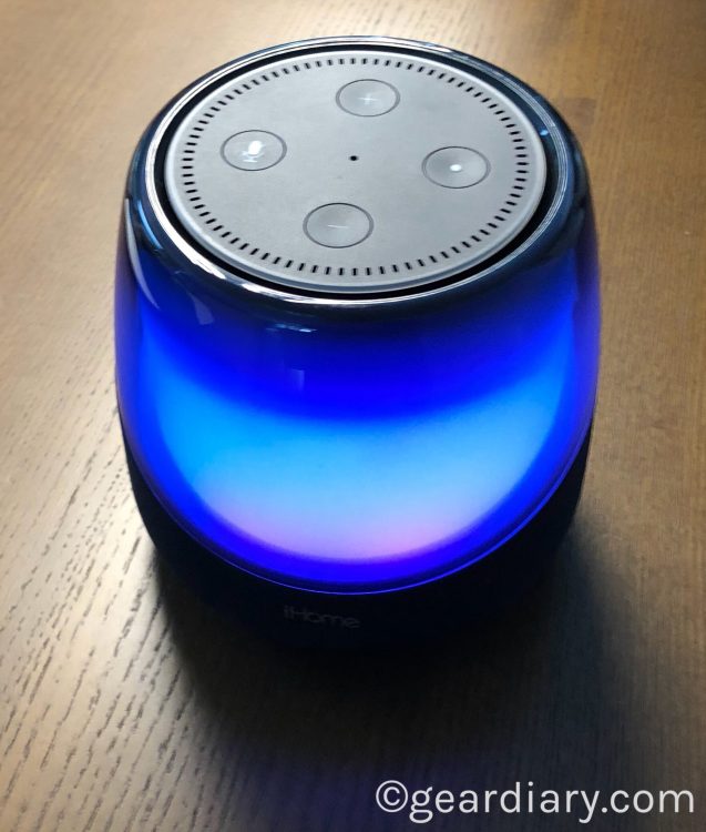 iHome iAV5B Is a Bluetooth Speakerdock That Will Brighten Your Amazon Echo Dot’s Day