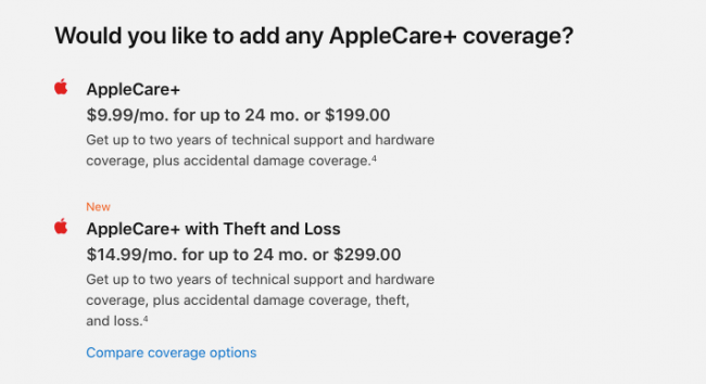 Applecare Now Offers Theft & Loss Option for an Additional $100