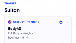 Getting (back) into Shape with Aaptiv