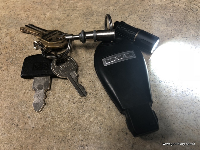 ASP Dot Rechargeable Flashlight Review: 130 Lumens on Your Keychain