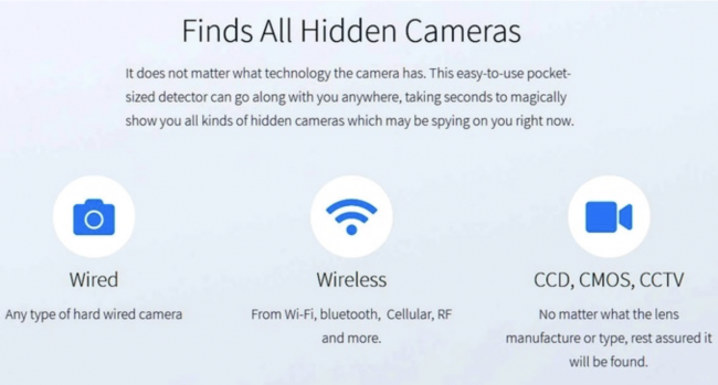 SpyFinder Pro Hidden Camera Detector Seeks Kickstarter Funding