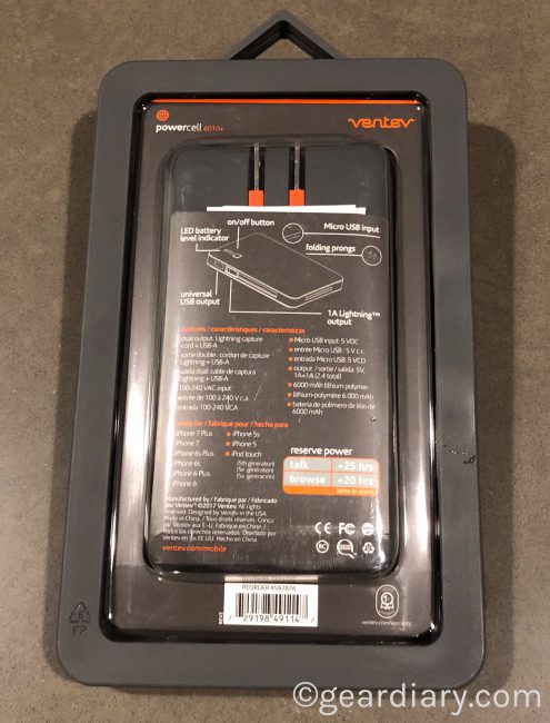 Ventev Powercell 6010+ Backup Battery Gets the Job Done