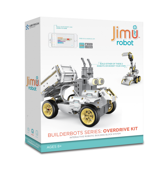 UBTECH JIMU Robot BuilderBots Series Overdrive Kit Lets You Build the Start of Your Robot Army