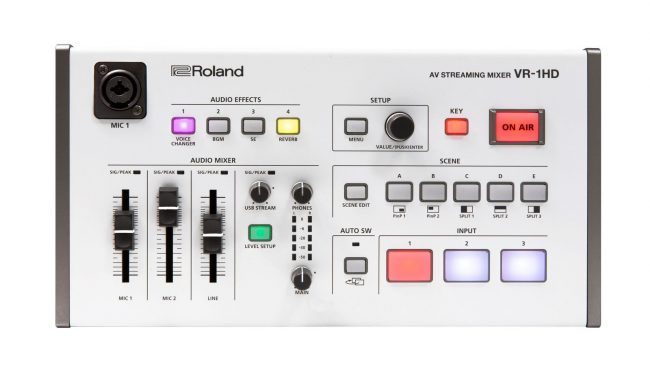 Portable Mixing Meets Multi-Camera Livestreams with the Roland VR-1HD