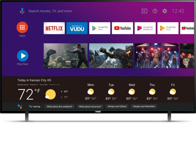 Philips New 4K UHD Android TVs Come Complete with Google Assistant