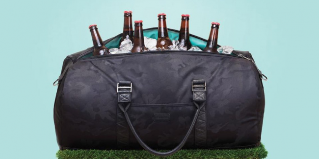 The Corkcicle Insulated Ivanhoe Duffle Makes Transporting Food & Beverages Easier