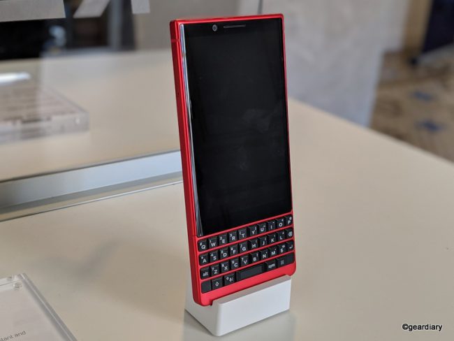 The BlackBerry KEY2 Red Edition Looks Sporty