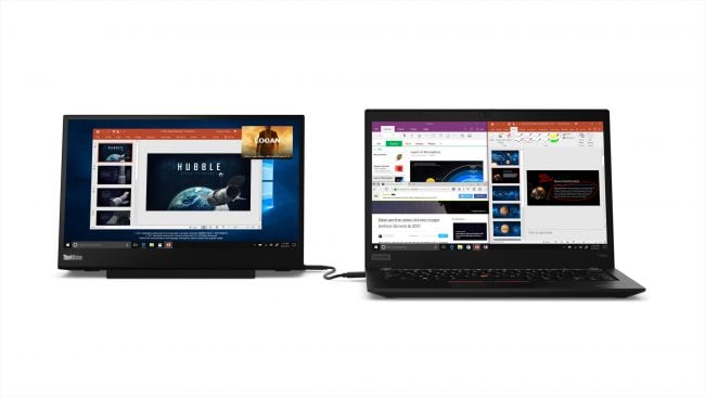 Lenovo Takes External Monitors Mobile with the ThinkVision M14