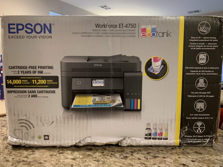 Epson's WorkForce ET-4750 Is the All-In-One Home Printer You Deserve