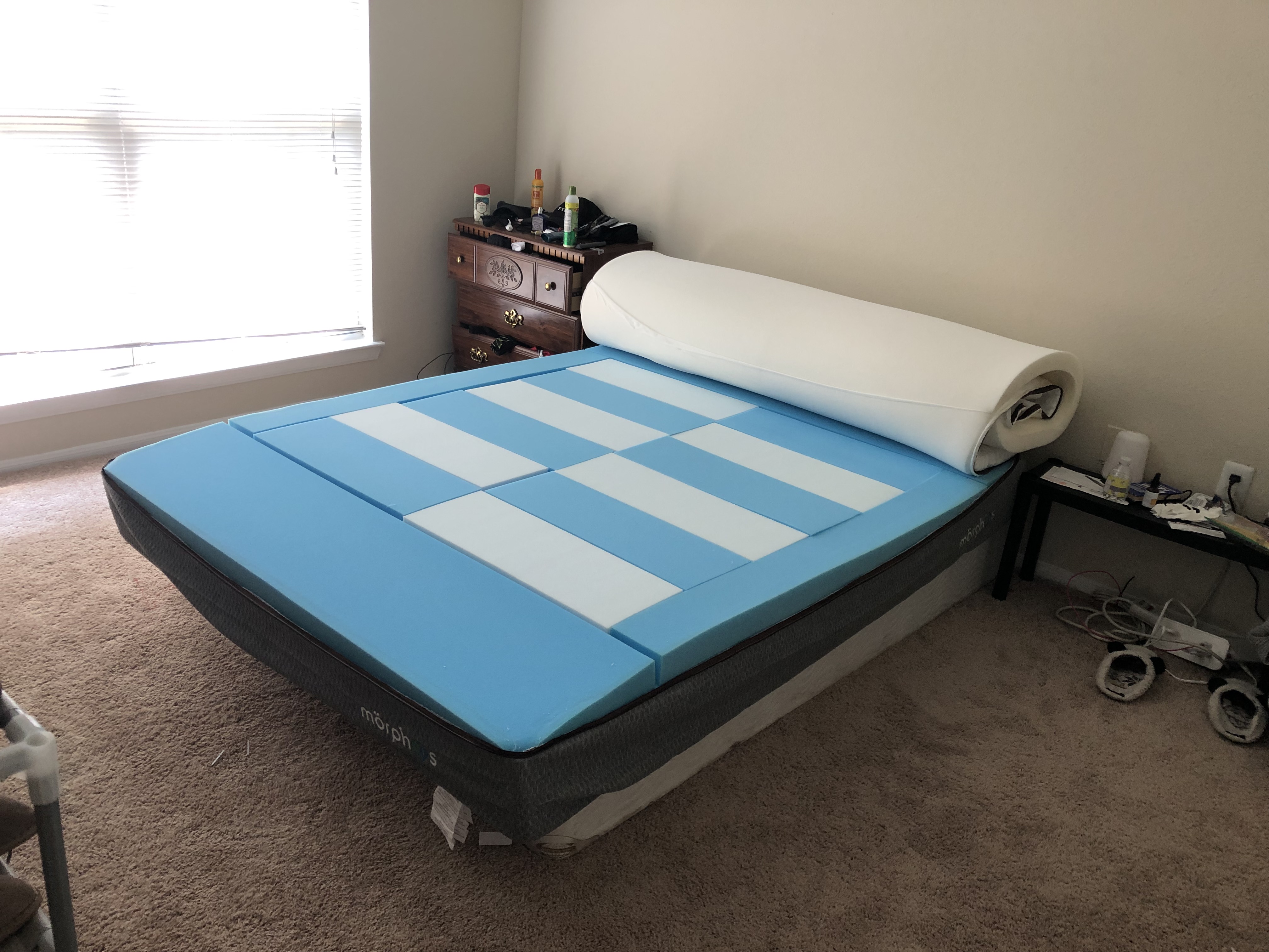 morphiis customizable firmness mattress topper