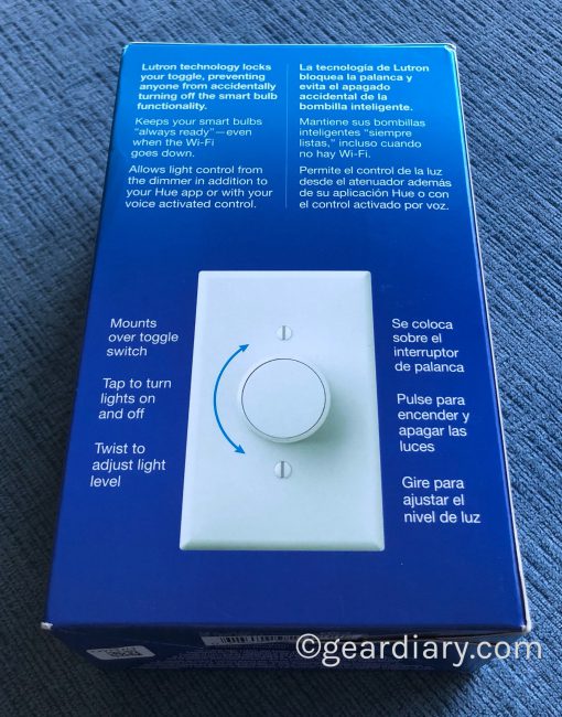 Lutron Aurora Is a Dimmer Switch for Hue Lighting with a Little Something Extra