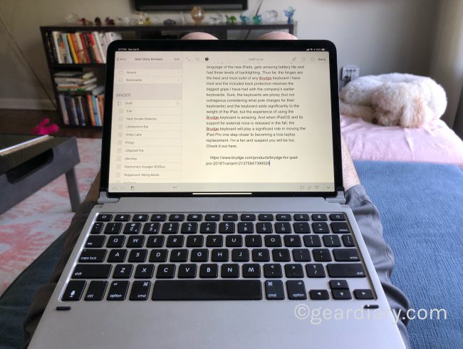 One More Step Toward iPad-As-Laptop Thanks to the Brydge Pro Keyboard for the 11” iPad Pro