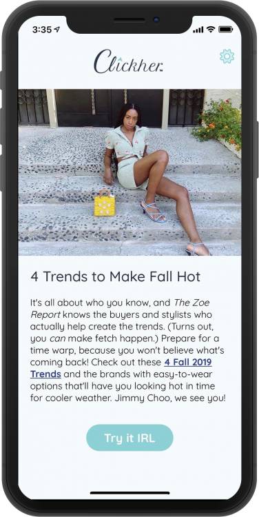Clickher Wants to Bring a Human Touch to Fashion Articles