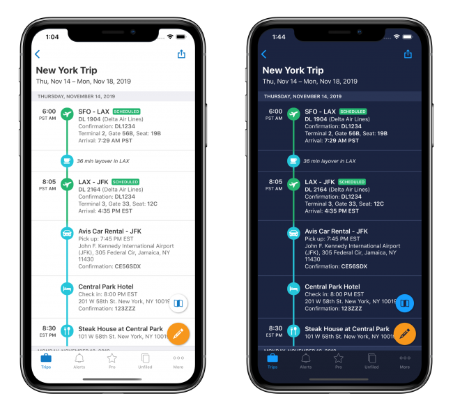 TripIt’s Latest Update Is iOS 13 Friendly and Adds Neighborhood Safety Scores