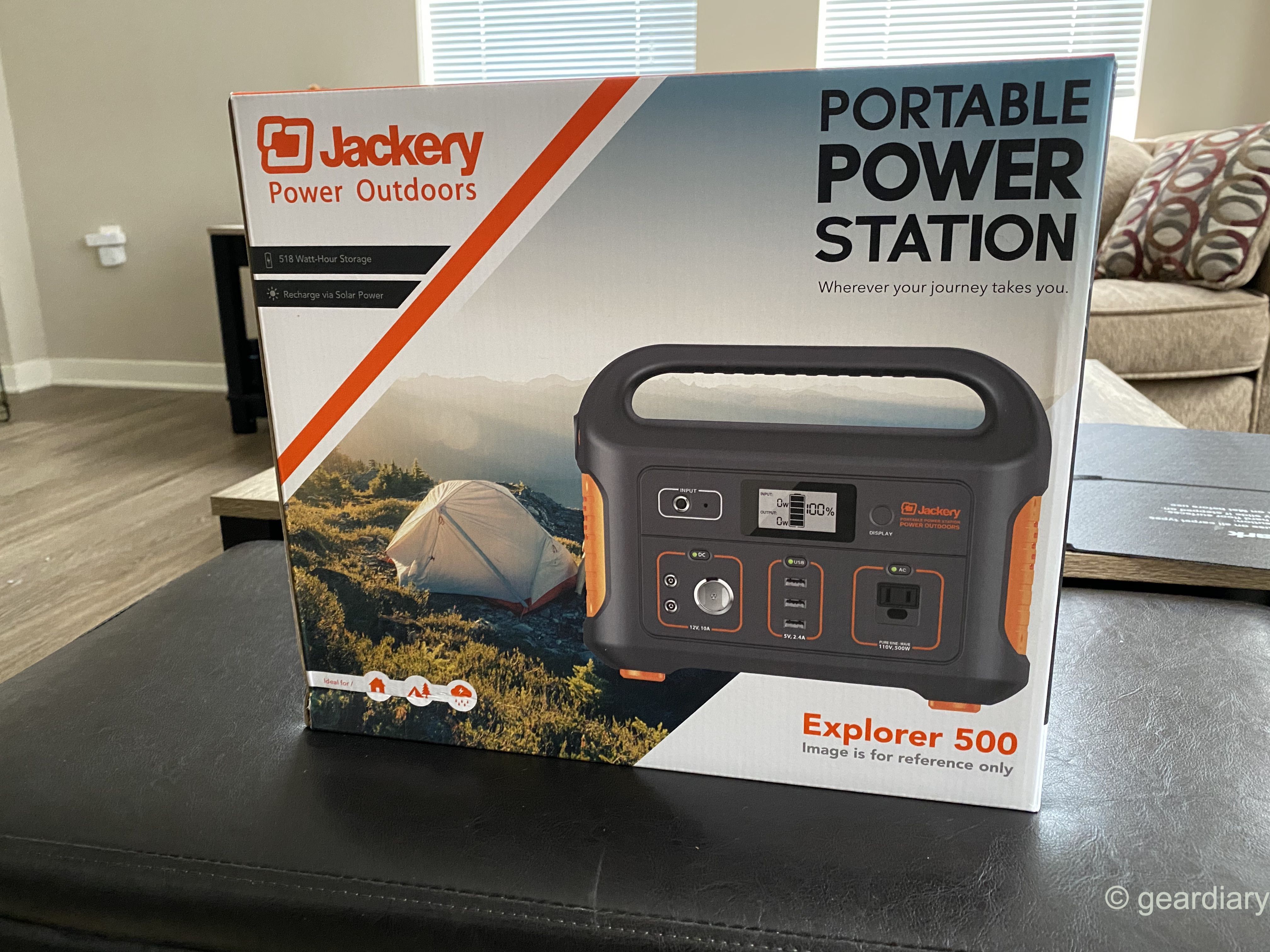 Stay Juiced With The Jackery Explorer 500 Portable Power Station ...