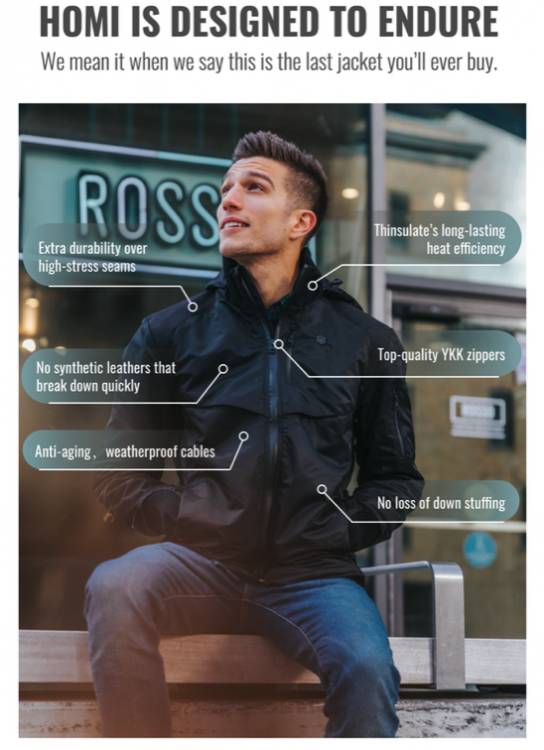 Keep Warm with the HOMI Pro Jacket 18 HOMI Pro Jacket