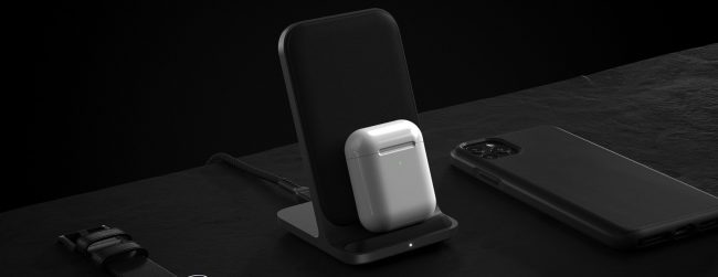 Nomad Base Station Stand: Two Powerful Charging Coils in a Sleek, Compact Stand