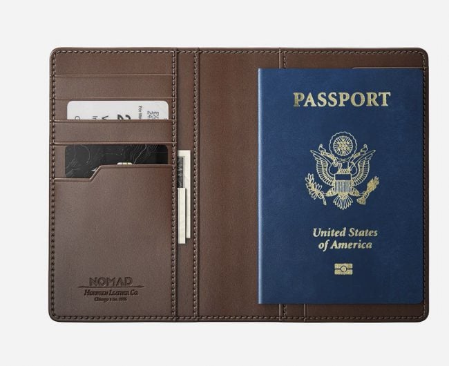 Nomad is Ready for Your Next Trip, Thanks to Their New Traditional Passport Wallet with Tile Tracking