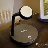 Kanex GoPower Watch Stand with Wireless Charging Base Is a Triple Threat Charging Sensation