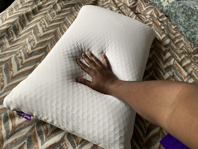 new purple harmony pillow in stores