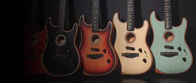 Fender Adds Stratocaster Model to American Acoustasonic Series