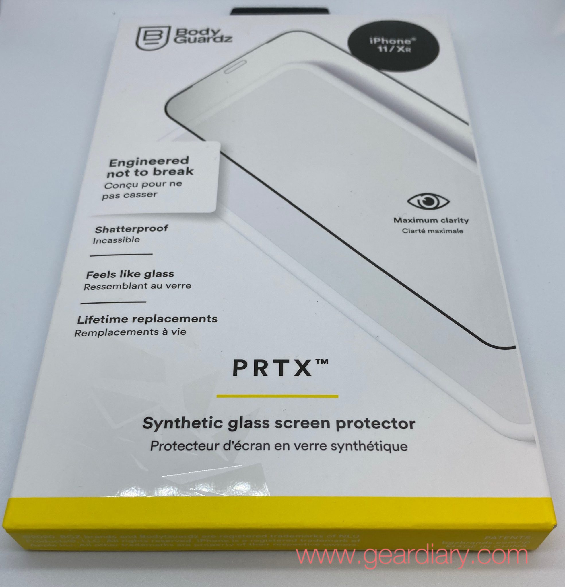 BodyGuardz Pure 3 Antimicrobial Tempered Glass Screen Protector 5X Stroner Impact & Scratch Protection For iPhone 14 Plus/13 Pro Max (iphone 6.7 2022