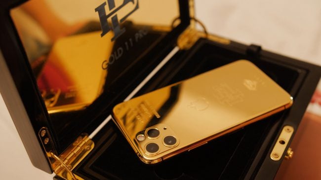 Would You Buy a Gold-Plated iPhone 11 Pro Refurb from a Drug Lord's Brother?