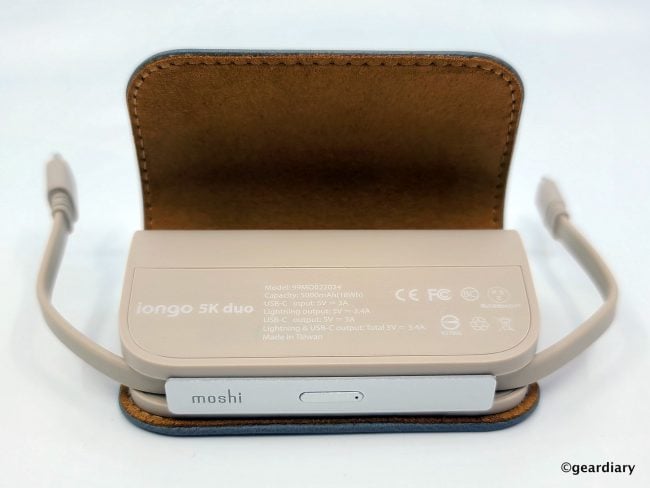 Moshi IonGo 5K Duo Portable Battery with Built-in Lightning and USB-C Cables Is Perfect for Everyday Carry