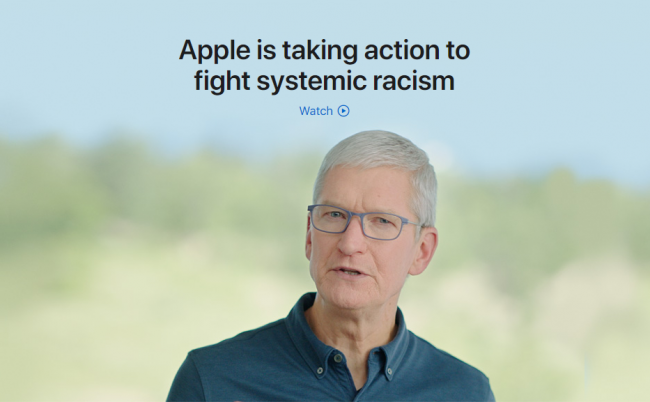 Apple Unveils $100 Million Racial Equity and Justice Initiative