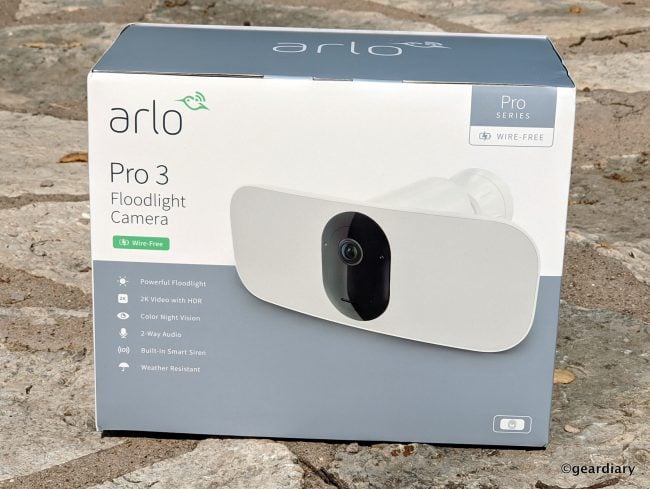 Arlo Pro 3 Floodlight Camera Expands Your Security Camera System with a Bright Light and Tracking