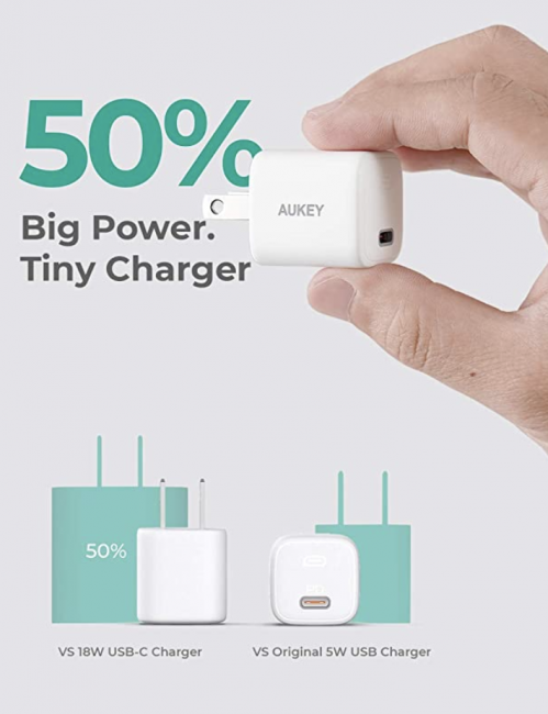 Aukey's Omnia Nano 20W PD Wall Charger Is the Charging Brick Your iPhone 12 Should've Come With