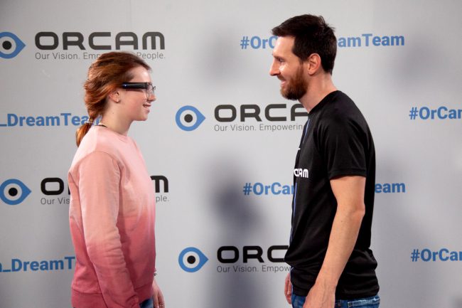 OrCam Teams up with Lionel Messi to Bring New Technologies to Help the Visually Impaired