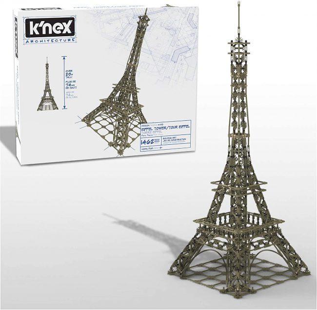 K'Nex Eiffel Tower Is an Enjoyable but Challenging Model Building Project