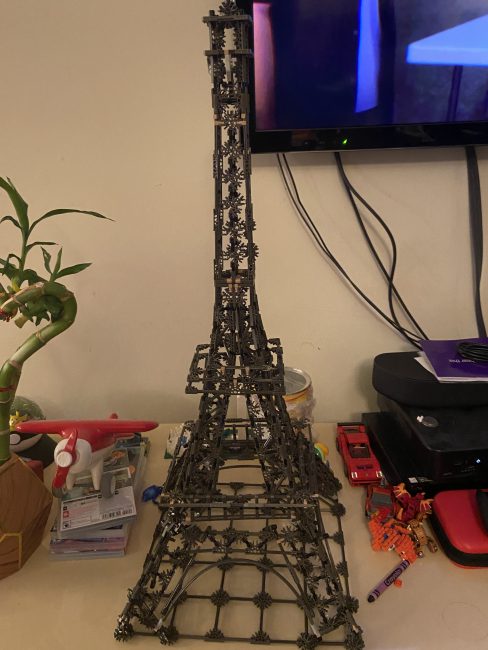 K'Nex Eiffel Tower Is an Enjoyable but Challenging Model Building Project