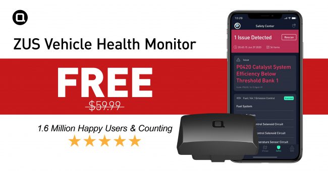 Monitor Your Vehicle's Health and More with a Free Nonda ZUS Smart Vehicle Health Monitor Mini