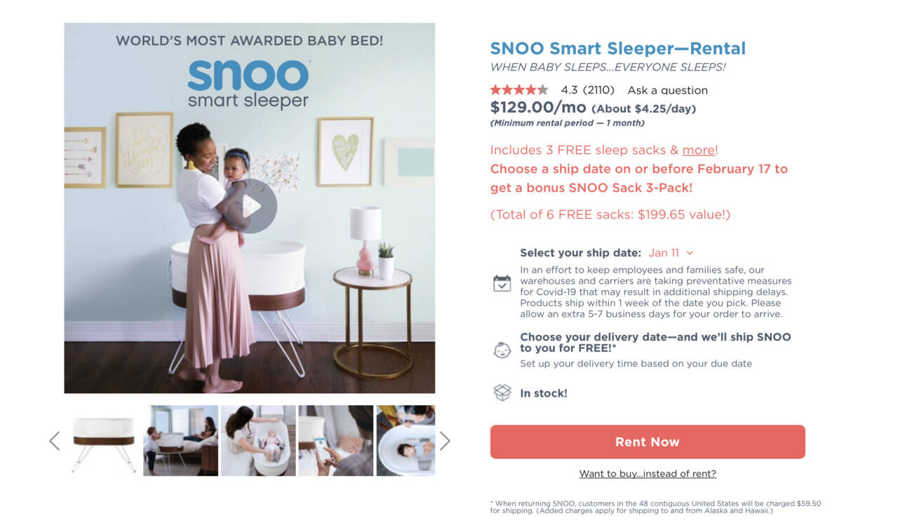 The Happiest Baby SNOO Smart Sleeper Bassinet Review: The Best Six ...