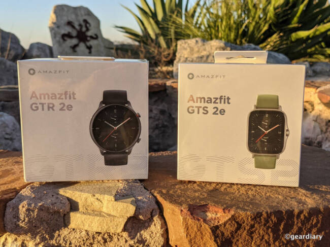 Amazfit GTR 2e and Amazfit GTS 2e