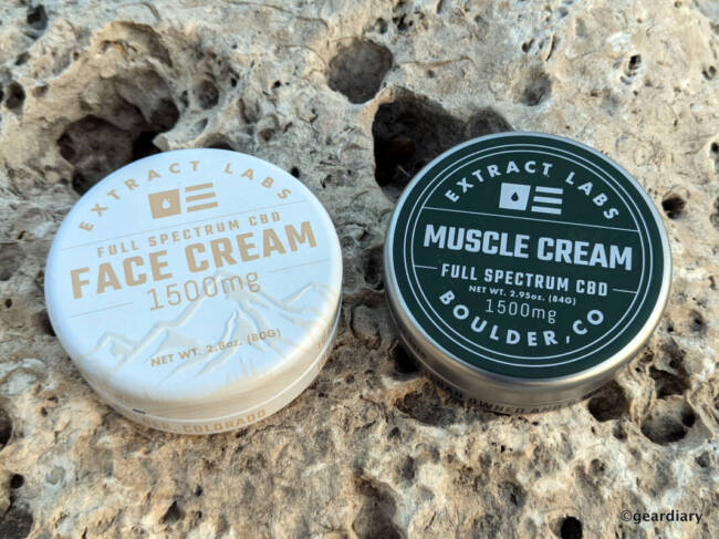 Extract Labs CBD Face Cream and Muscle Cream