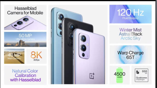 OnePlus 9 Features