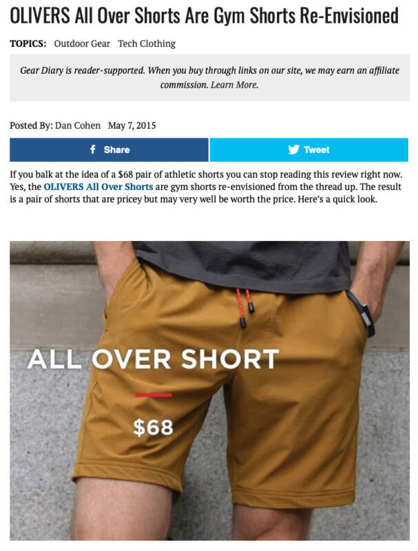 Olivers All Over Shorts Review Comfortable Well Made And Ready For