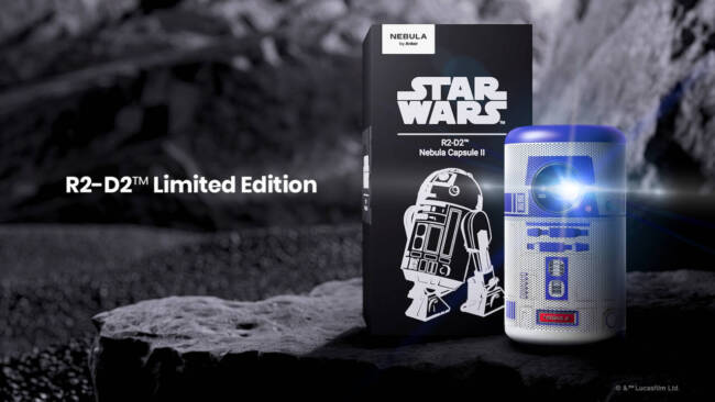 Nebula Capsule II Star Wars R2-D2 Limited Edition Smart Mini Projector