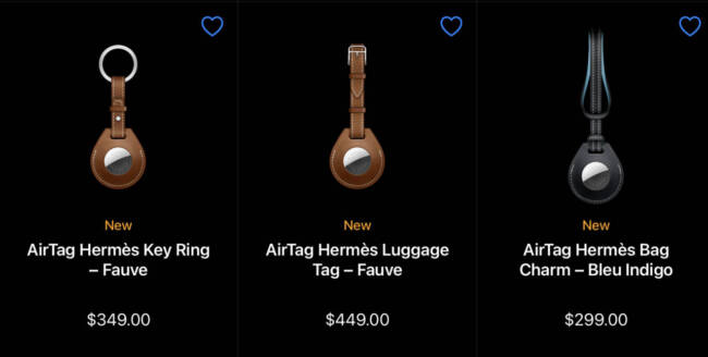 Apple Hermes AirTag Accessories