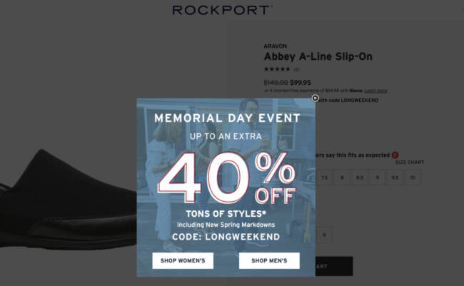 Rockport Offers Amazing Deals This Memorial Day Weekend