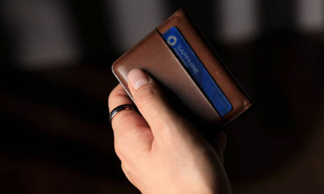 The Nomad Card Wallet Plus
