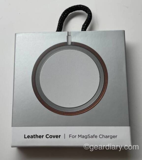 Nomad Leather Cover for MagSafe Charger 