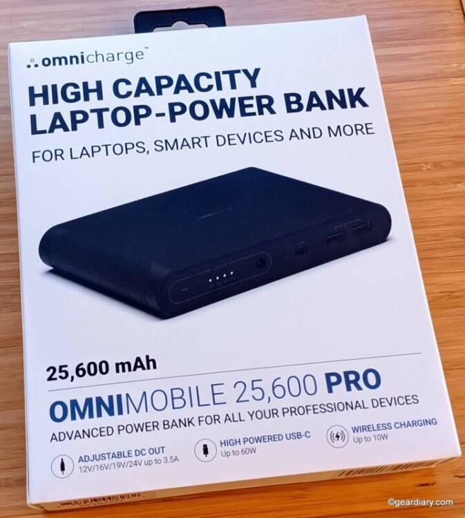 OmniCharge Omni Mobile 25600 packaging