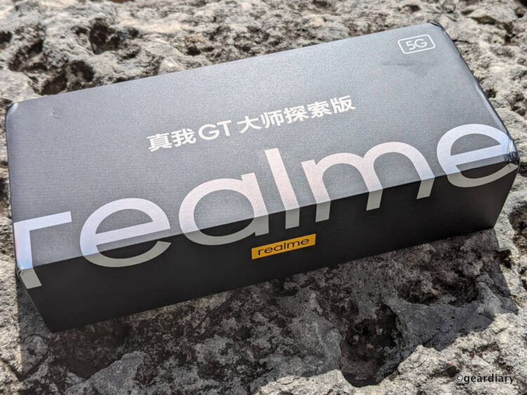 The box for the realme GT Explorer Master Edition