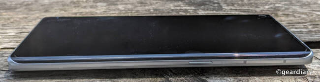 The right side of the Realme GT Explorer Master Edition showing power button
