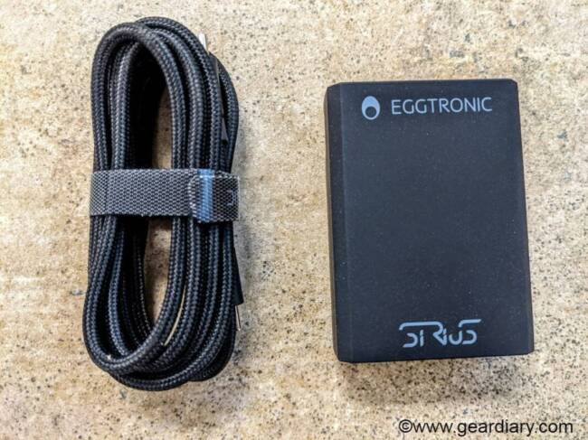 Eggtronic Sirius 65W Universal Charger and charging cable