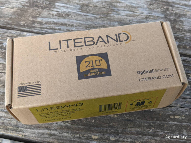 Liteband PRO 1000 Headlamp retail packaging